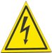 Etiquette adhésive "Danger Electrique" 5x5 ou 10x10 cms