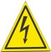 Plaque RIGIDE PVC "Danger Electrique" 5x5 ou 10x10 cms