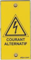 Plaque RIGIDE GRAVOPLY ULTRA - PVC "COURANT ALTERNATIF" 10x5 cms