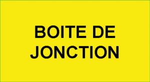 1 Etiquette Adhésive "Identification : Boîte de Jonction"