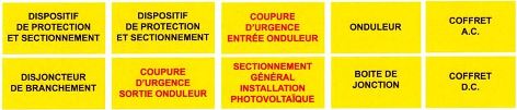 10 Etiquettes Adhésives "Identification des composants"